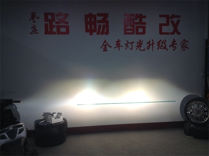 哈佛H2大燈升級超級海拉5透鏡