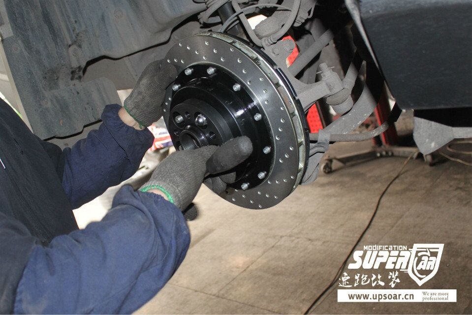 森林人2.5剎車升級改裝圖例AP前6后4安裝全貌！！