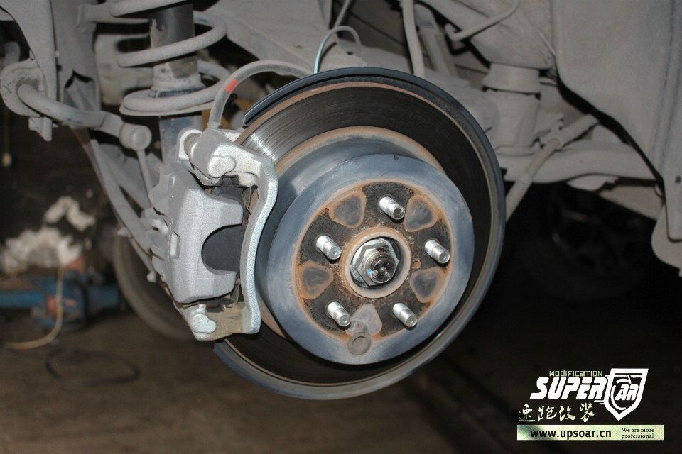 森林人2.5剎車升級改裝圖例AP前6后4安裝全貌??！