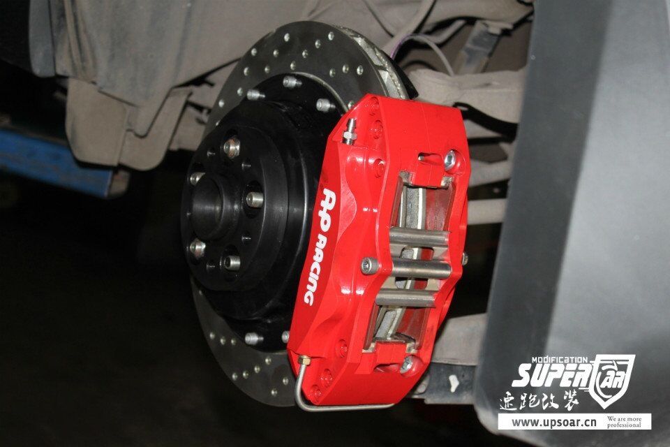 森林人2.5剎車升級改裝圖例AP前6后4安裝全貌??！