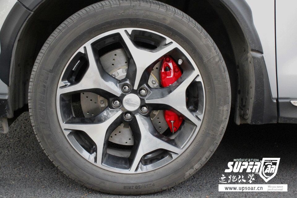 森林人2.5剎車升級改裝圖例AP前6后4安裝全貌??！