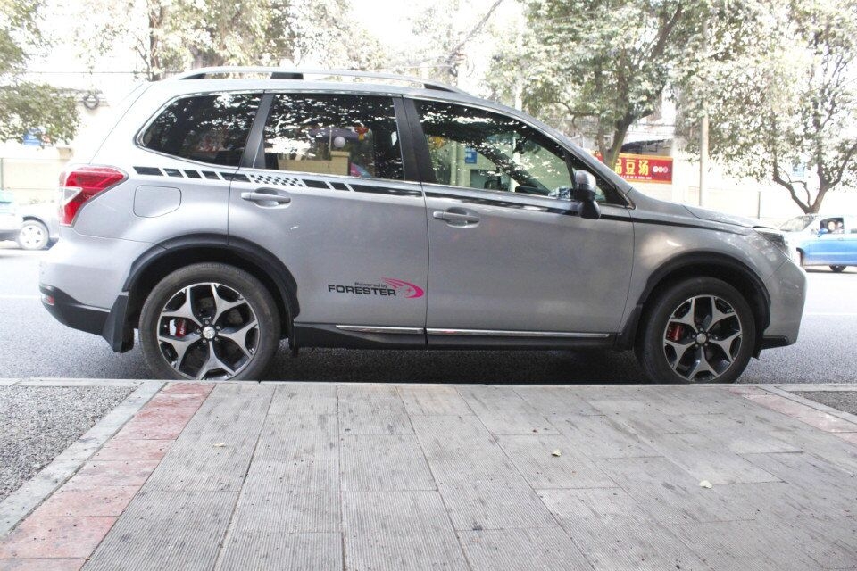 森林人2.5剎車升級改裝圖例AP前6后4安裝全貌??！