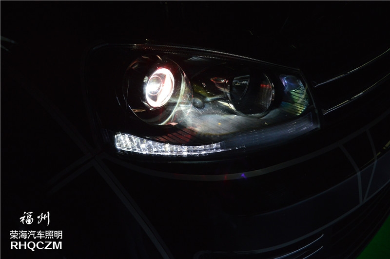 福州氙氣燈大燈總成 長城皮卡升級海拉三雙光透鏡 福州榮海汽車照明