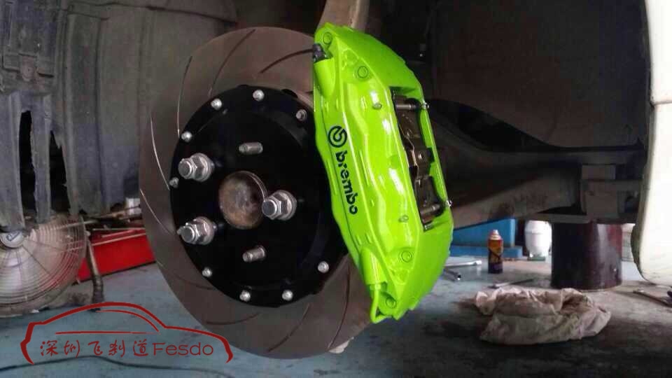 BREMBO F50前四剎車卡鉗套裝，老銳志改裝案例