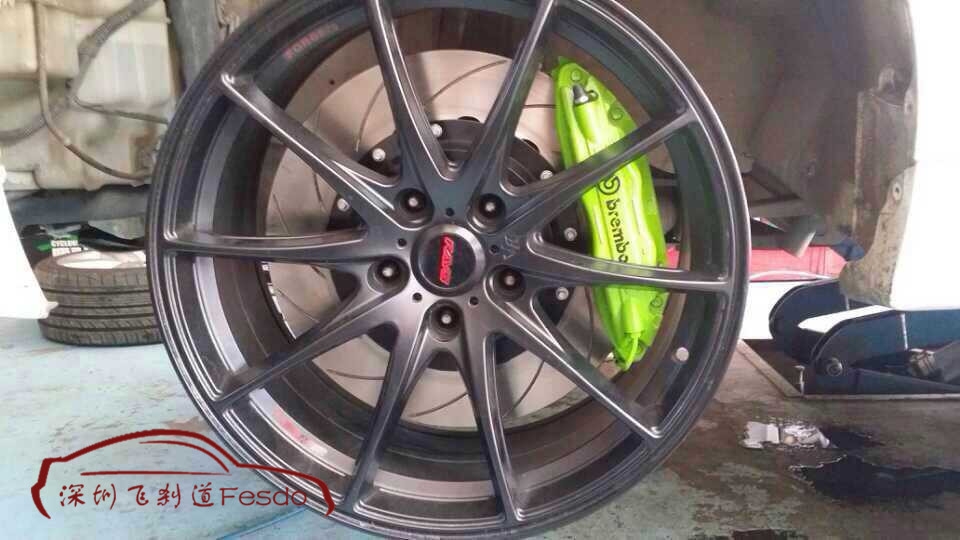 BREMBO F50前四剎車卡鉗套裝，老銳志改裝案例