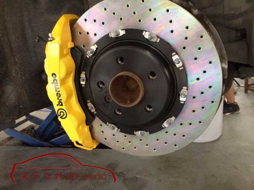 BREMBO GT前六活塞剎車卡鉗，寶馬5系改裝案例