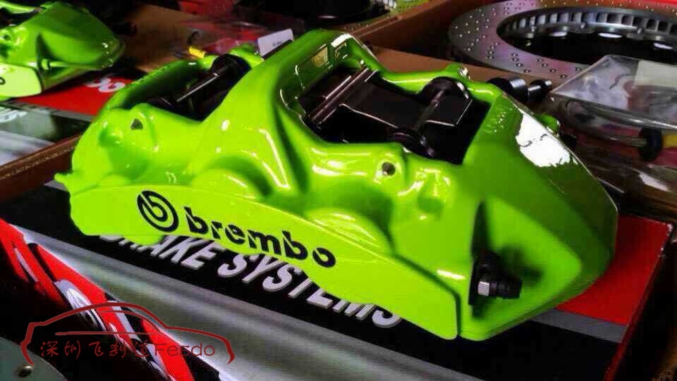 BREMBO GT前六后四原裝剎車卡鉗套裝，寶馬M3改裝案例