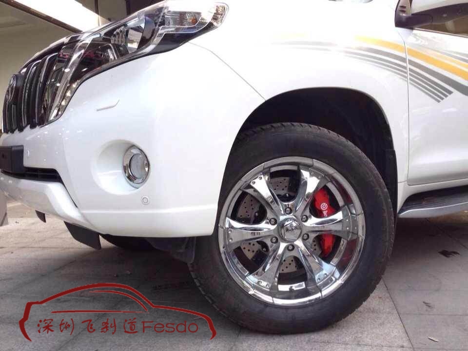 BREMBO GT前六后四原裝剎車卡鉗套裝，豐田霸道改裝案例