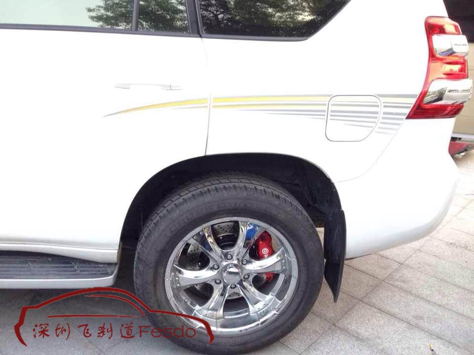 BREMBO GT前六后四原裝剎車卡鉗套裝，豐田霸道改裝案例