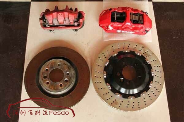 BREMBO GT大六活塞原裝正品剎車套裝，路虎攬勝改裝案例