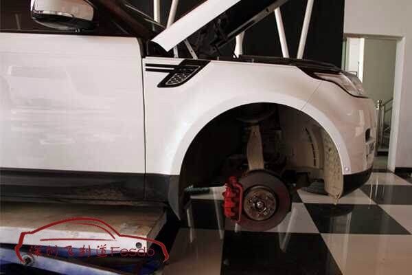 BREMBO GT大六活塞原裝正品剎車套裝，路虎攬勝改裝案例