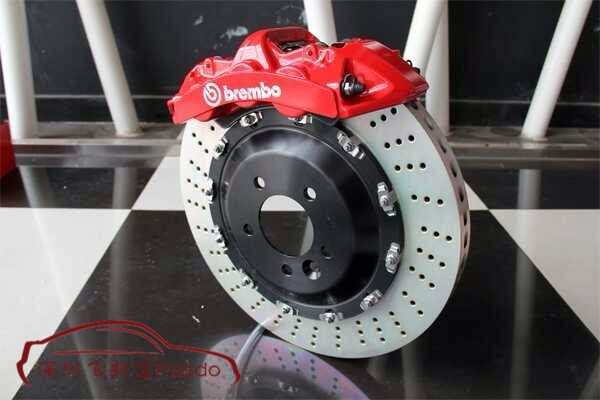 BREMBO GT大六活塞原裝正品剎車套裝，路虎攬勝改裝案例