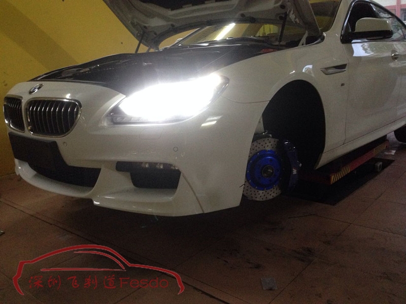 BREMBO OE款17Z大六活塞與后加大套裝，寶馬6系改裝案