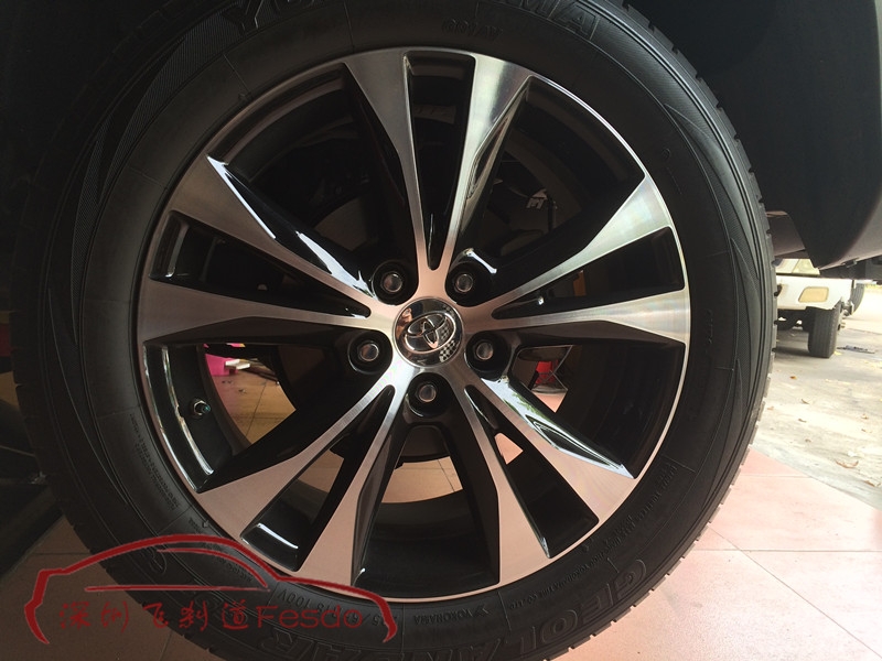 BREMBO OE款17Z前六后四，豐田RAV4改裝案例后輪雙卡鉗
