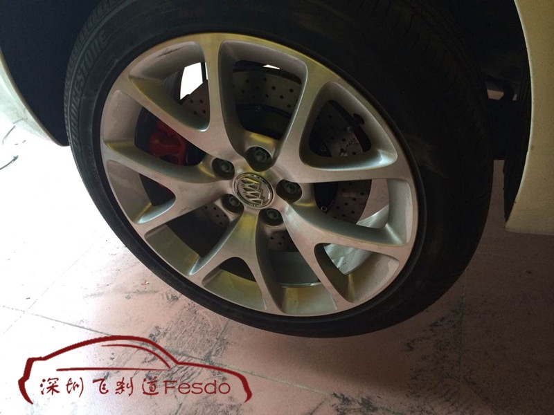 BREMBO OE款17Z大六活塞與后加大套裝，君威GS改裝案例