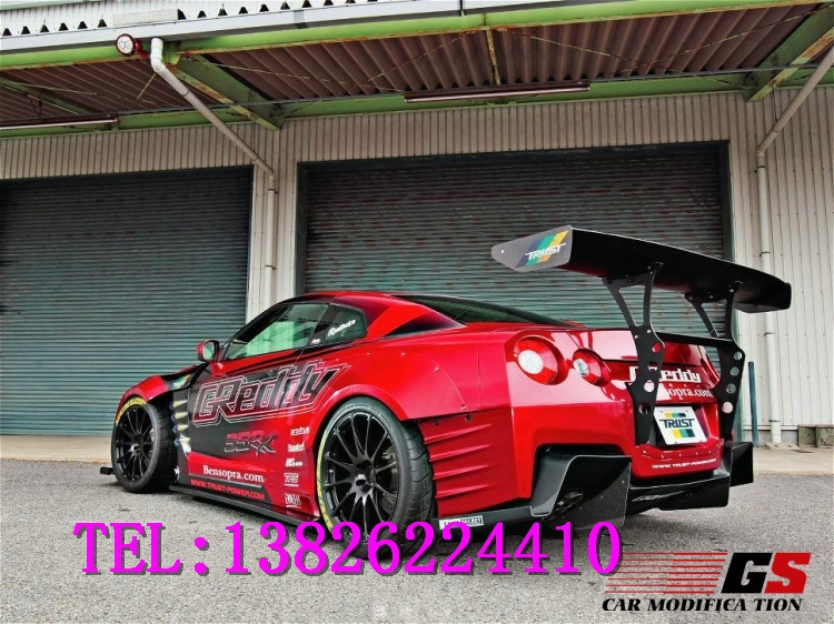尼桑日產(chǎn)GTR 改裝大包圍R35改裝BEN SOPRA寬體包圍碳纖維機(jī)蓋尾翼
