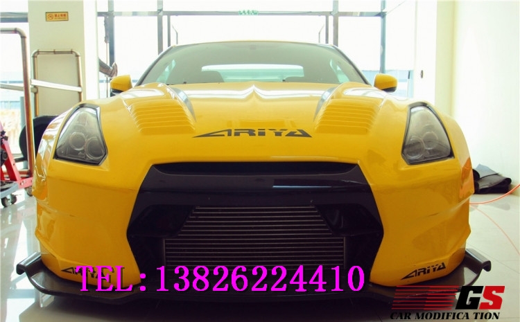 尼桑日產(chǎn)GTR 改裝大包圍R35改裝BEN SOPRA寬體包圍碳纖維機(jī)蓋尾翼
