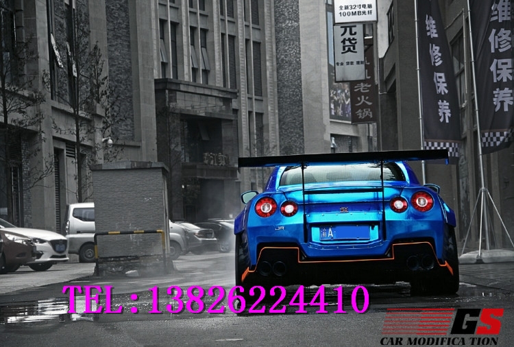 尼桑日產(chǎn)GTR 改裝大包圍R35改裝BEN SOPRA寬體包圍碳纖維機(jī)蓋尾翼