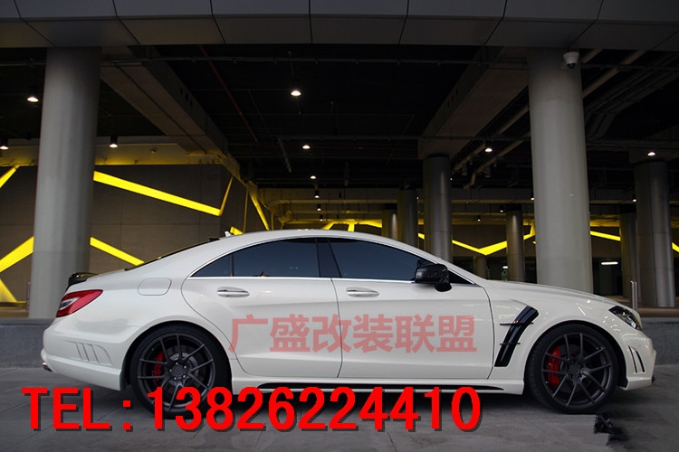 奔馳CLS300 350 W218AMG改裝WALD大包圍碳纖維尾翼后唇排氣管前唇
