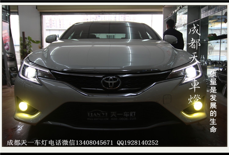 成都銳志改燈|成都銳志車燈改裝氙氣燈雙光透鏡總成