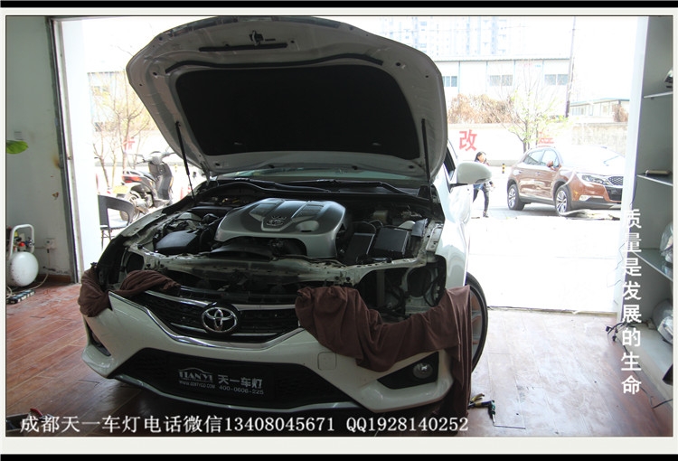 成都銳志改燈|成都銳志車燈改裝氙氣燈雙光透鏡總成