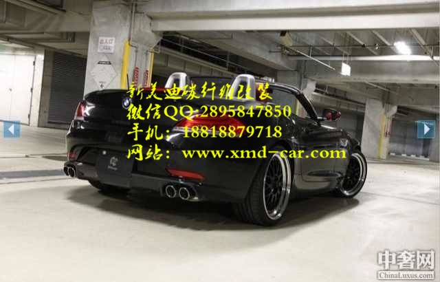 寶馬Z4 E89 3D design碳纖前唇+四出后唇碳纖維前后擾流板機(jī)蓋前后唇機(jī)蓋排氣管,