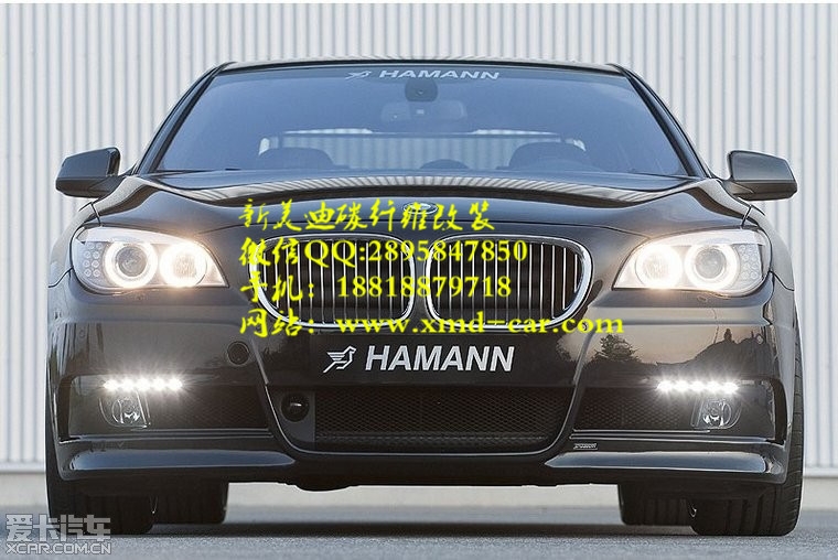 寶馬7系改裝HAMANN碳纖維前后擾流板機蓋前后唇機蓋排氣管