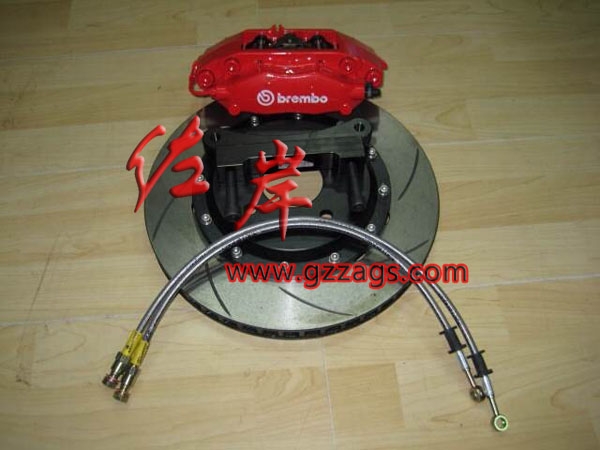 大眾凌渡 POLO 桑塔納改F40剎車(chē)套件 F40卡鉗 鮑魚(yú) 加大碟 Brembo剎車(chē)