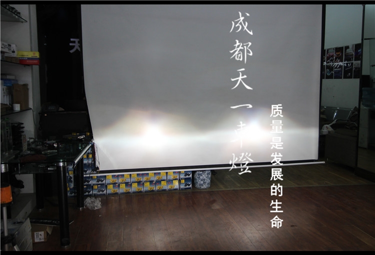 成都高爾夫7車燈改裝氙氣燈雙光透鏡|成都天一車燈