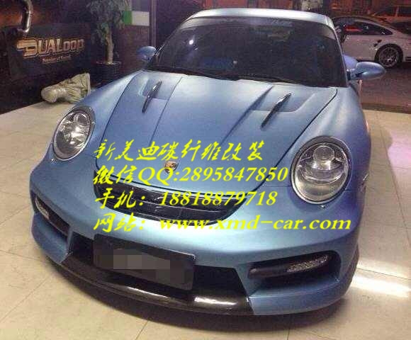 保時(shí)捷911、997 改裝 MISHA 款碳纖維包圍/前后擾流板/機(jī)蓋/前后唇/機(jī)蓋/