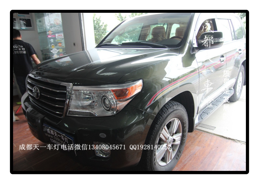 成都蘭德酷路澤改車燈|成都天一車燈改蘭德酷路澤