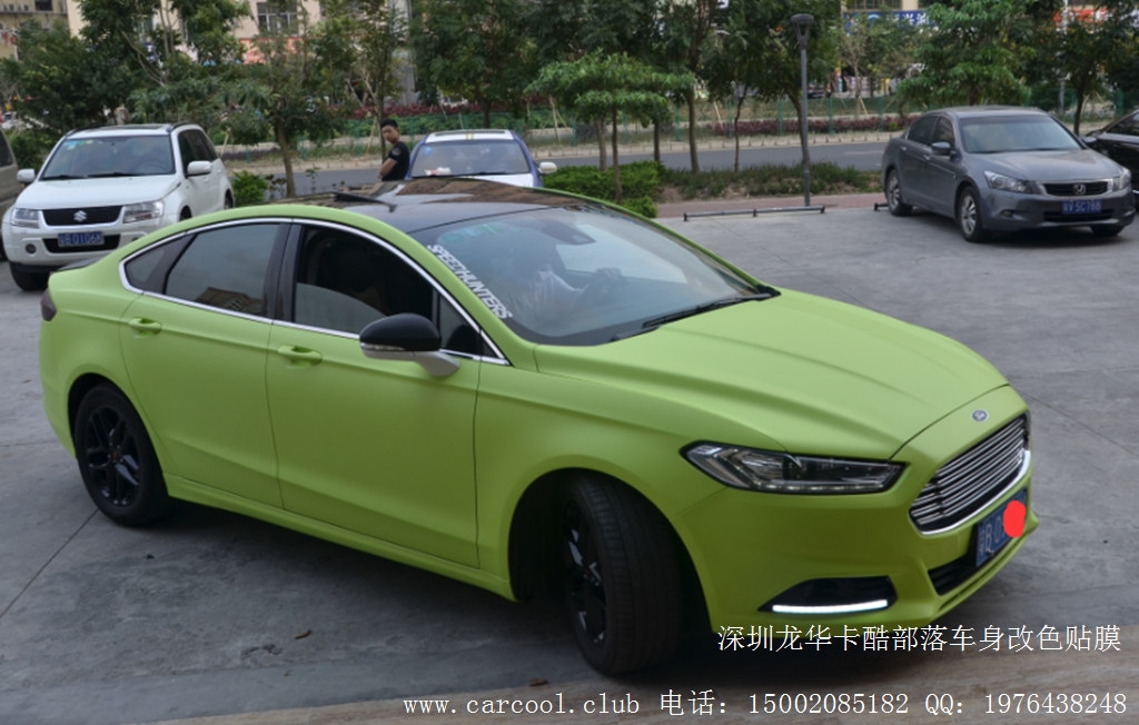 深圳龍華卡酷部落改色貼膜-新蒙迪歐車(chē)身改色