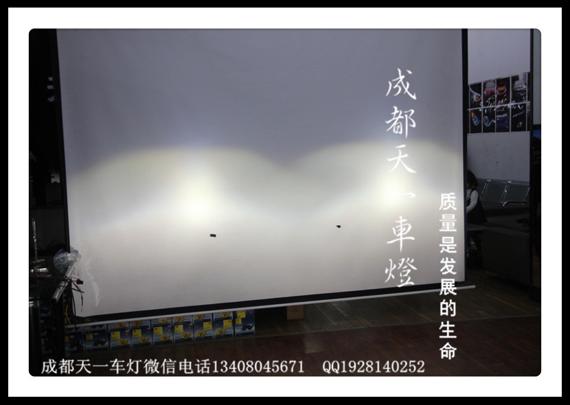 成都奧迪Q7車燈改裝氙氣燈雙光透鏡|成都奧迪Q7改燈