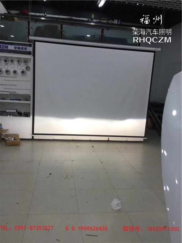 標志408車燈改裝升級，天使眼惡魔眼改裝，福州榮海照明最好的車燈改裝店