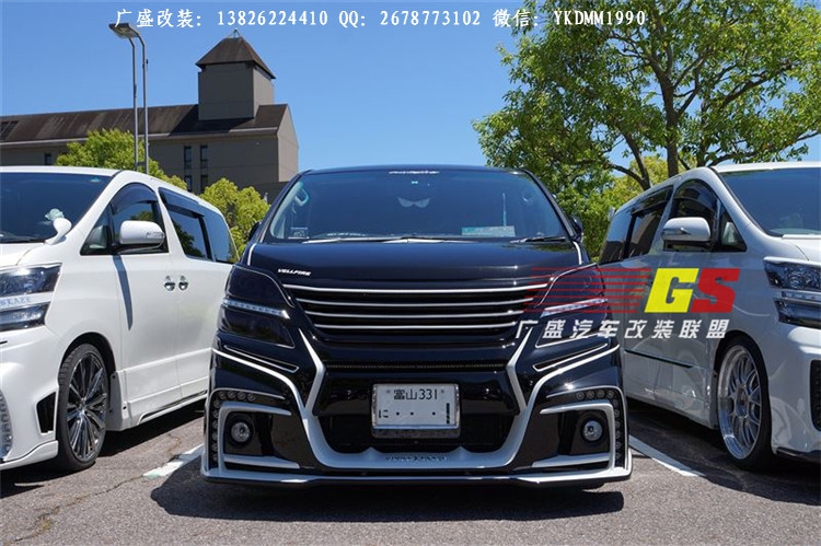 丰田埃尔法改装ROWEN大包围 Alphard/VELLFIRE改装大包围排气管