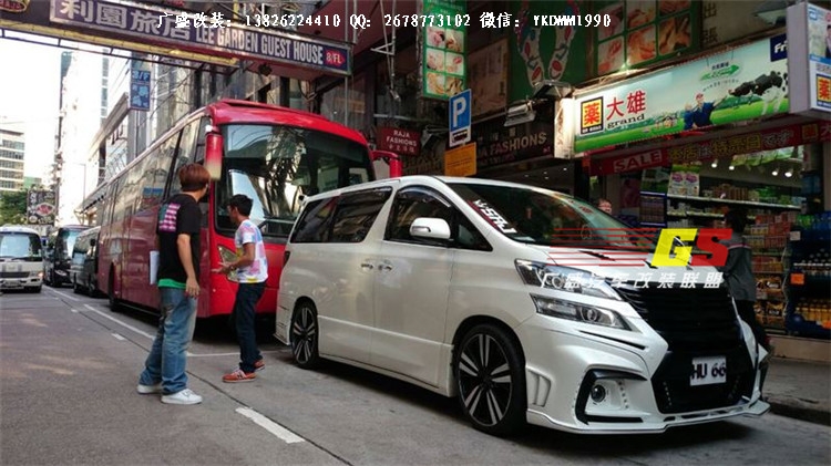 丰田埃尔法改装ROWEN大包围 Alphard/VELLFIRE改装大包围排气管