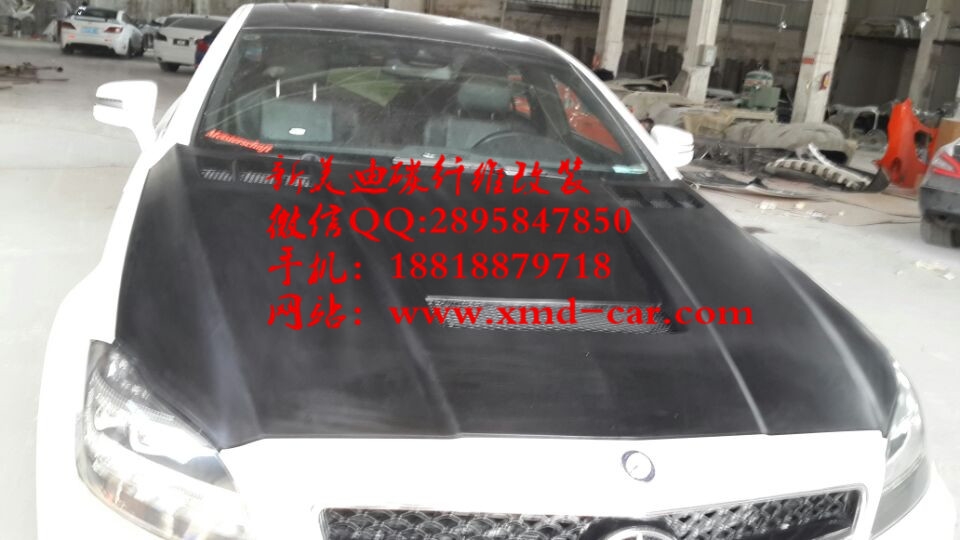 奔馳E系 C系 W系 改裝碳纖維尾翼頂翼后視鏡殼大小包圍碳纖維前后擾流板碳纖維機蓋前后唇排氣管