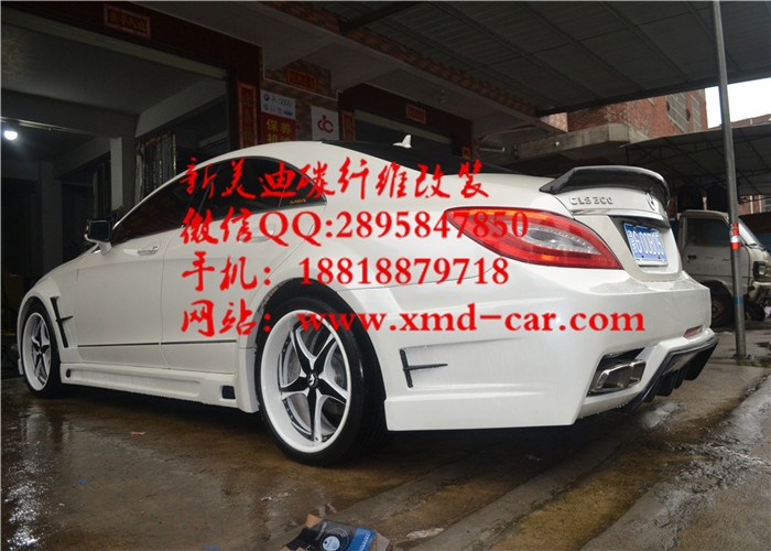 奔馳CLS300 350寬體大包圍 奔馳W218碳纖維機蓋 控力件 CLS63包圍