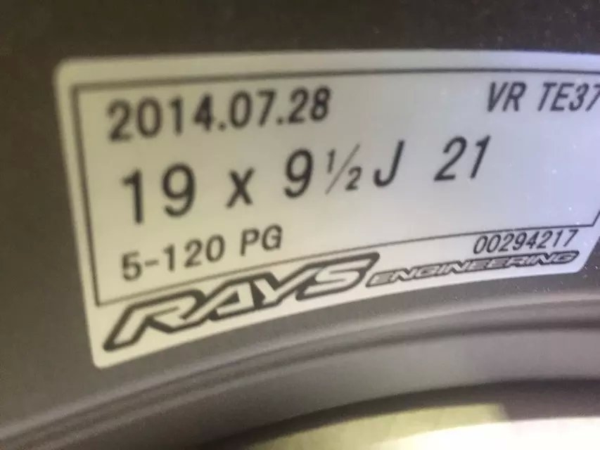 RAYS：TE37 SL．19寸 M3 M4