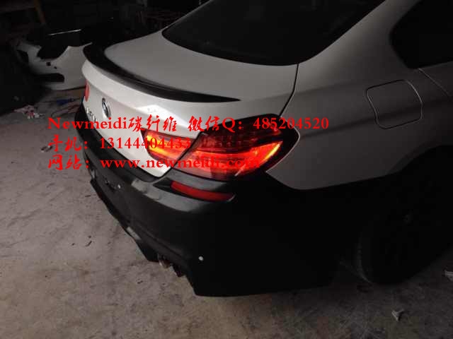 BMW寶馬6系F12 F13 640i 650i改裝M6款排氣管尾翼保險(xiǎn)杠大包圍
