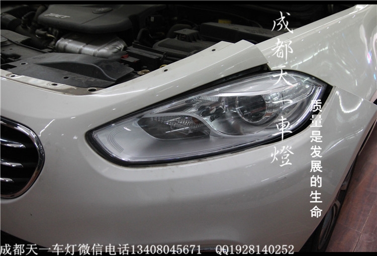 成都菲亞特菲翔改燈|成都菲翔車燈改裝氙氣燈透鏡
