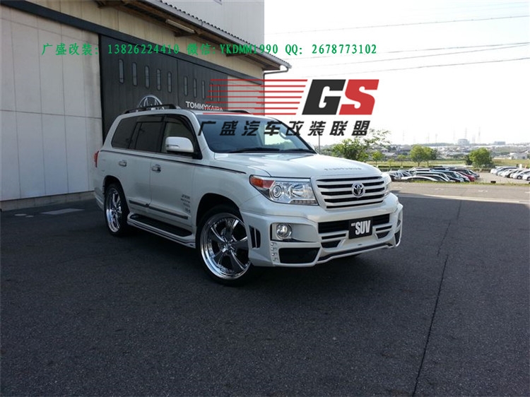 廣盛改裝日本正品狼炎ROWEN豐田TOYOTA蘭德酷路澤改裝大包圍尾翼