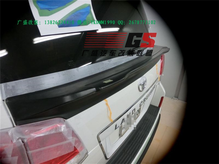 廣盛改裝日本正品狼炎ROWEN豐田TOYOTA蘭德酷路澤改裝大包圍尾翼
