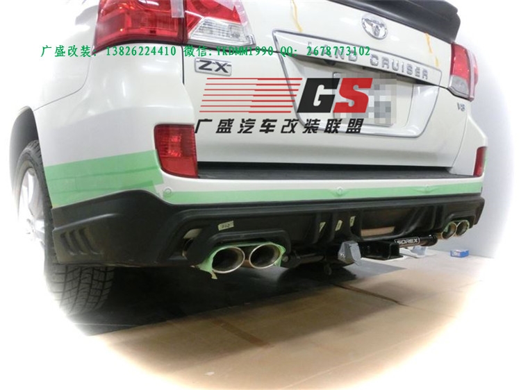 廣盛改裝日本正品狼炎ROWEN豐田TOYOTA蘭德酷路澤改裝大包圍尾翼