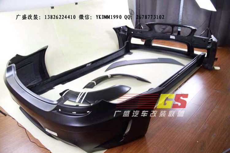 寶馬6系F12 F13 M6改裝prior-design寬體大包圍碳纖維尾翼排氣管