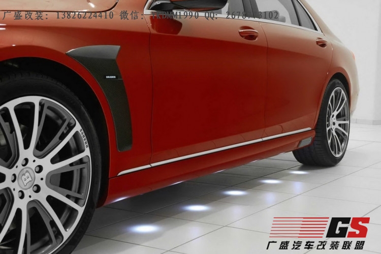 奔馳S級W222 S400 S600改裝BRABUS巴博斯大包圍AMG碳纖維大包圍