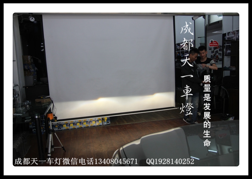 成都寶馬3系改車燈|成都寶馬320車燈改裝氙氣燈雙光透鏡