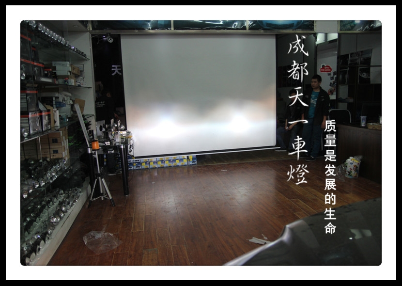 成都奔馳GLK改裝LED日行燈雙光透鏡日行燈總成|成都GLK改燈