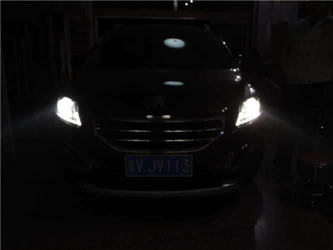 壽光改燈，無(wú)限動(dòng)力車改標(biāo)志3008車燈改裝