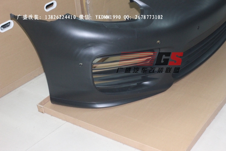 14 15保時(shí)捷Panamera970改裝Turbo大嘴前杠GTS大包圍日行燈排氣管